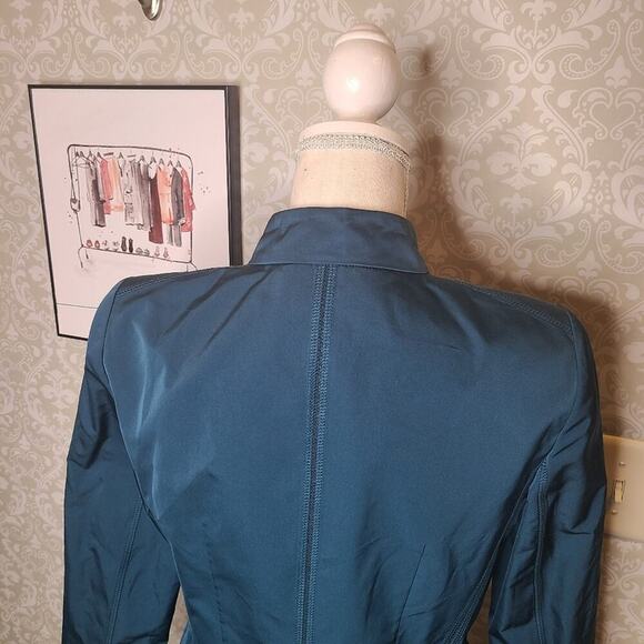 LAFAYETTE 148 New York Size 2 Lightweight Green Jacket - Picture 10 of 11